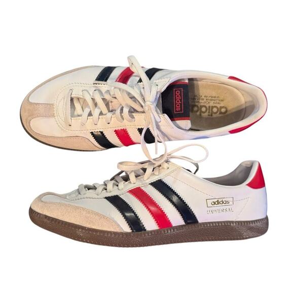Adidas Samba Universal sports shoe M10 blue red white Retro